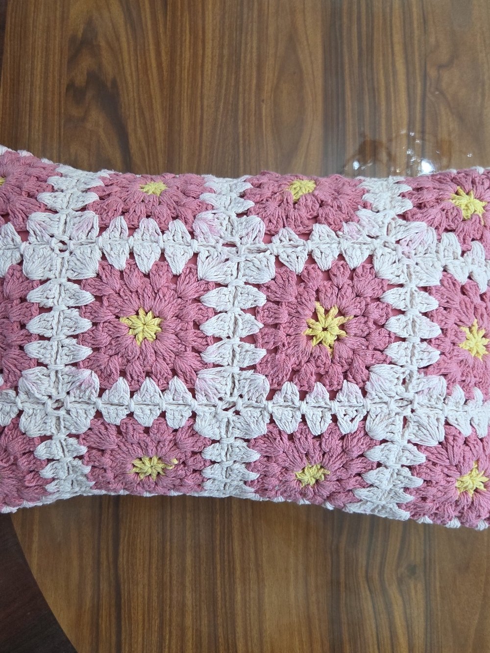 Chelsea & Theodore Pink Decorative Pillow 16"x11"